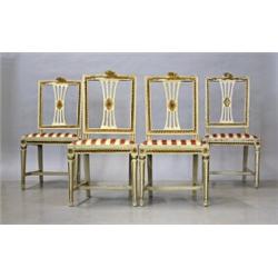 Chairs, 4 items, Late gustavian,, 20.000,...