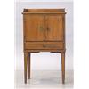 Image 1 : A bedside table, Polished pine, late gustavian, Sweden, circa 1800, height 81 cm, 47,5 x 33,5 c...
