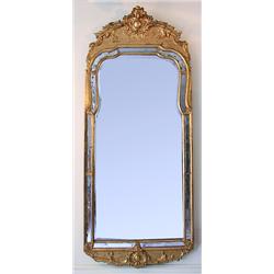 Mirror, Rococo, Sweden, height 188 cm; minor defects, 40.000,...