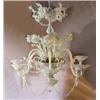 Image 1 : Chandelier, Glass, height ca 100 cm; mendings, 12.000,...