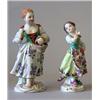 Image 1 : Figures, 2 items, China, Meissen, Germany, height 11,5 cm and 13,5 cm; minor mending, 3.000...