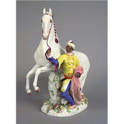 Figure, China, Meissen, Germany, height 42 cm; damages, 20.000,...
