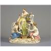Image 1 : Figure group, China, Meissen, Germany, 19th century, height 22 cm; damages, 10.000,...