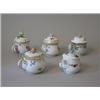 Image 1 : Creame cups with lids, 5 items, China, Meissen, KPM and Berlin,, 3.000,...