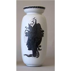 Vase, Stoneware, Stig Lindberg, Gustafsberg Studio, "Grazia", height 26,5 cm, 1.500,...