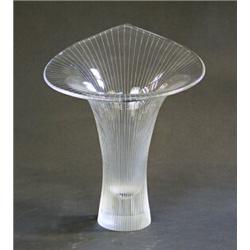 Vase, Glass, signed Tapio Wirkala, Ittala Finland, height 23 cm; minor defects on foot, 10.00...