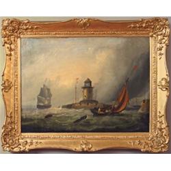 Unknown artist, Oil on canvas, 19th century, 46 x 61 cm; slightly repaired and retouched, 5.0...