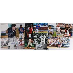 Lot of (16) Baseball 8x10 Photos Signed by (16) Including Dave Rajsich ...