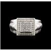 Image 1 : 0.43ctw Diamond Ring - 14KT White Gold