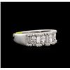 Image 2 : 1.40ctw Diamond Ring - 14KT White Gold