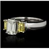 Image 1 : 14KT White Gold 1.77ctw Diamond Ring