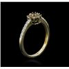 Image 3 : 14KT Yellow Gold 0.50ctw Diamond Ring