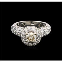 2.01ctw Diamond Ring - 14KT White Gold