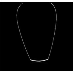 14KT White Gold 0.84ctw Diamond Necklace