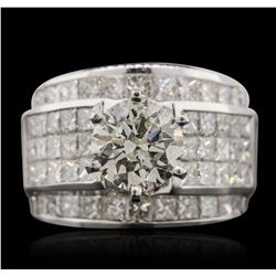 18KT White Gold 4.64ctw Diamond Ring
