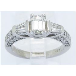 1.29ctw Diamond Ring - 14KT White Gold