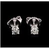 Image 1 : 14KT White Gold 0.50ctw Diamond Stud Earrings