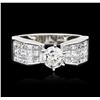 Image 1 : 14KT White Gold 2.80ctw Diamond Ring