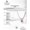 Image 3 : 4.77ct Ruby and Diamond Necklace - 14KT Yellow Gold