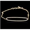 Image 1 : 14KT Yellow Gold 0.38ctw Diamond Bracelet