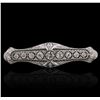 Image 1 : 14KT White Gold 2.47ctw Diamond Brooch