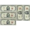 Image 1 : 1963 $5 Red Seal Bill Lot of 5