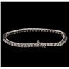 Image 2 : 2.95ctw Diamond Bracelet - 14KT White Gold