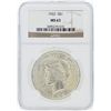 Image 1 : 1922 NGC MS63 Peace Silver Dollar