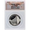 Image 1 : 2013 ANACS Graded SP70 O Canada Niagara Falls $10 Fine Silver Coin