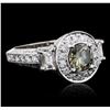 Image 2 : 10KT White Gold 2.81ctw Diamond Ring