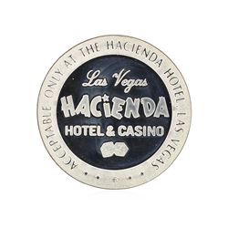 1967 $5 Las Vegas Sterling Silver Gaming Token