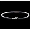 Image 2 : 14KT White Gold 2.53ctw Blue Diamond Bracelet