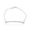 Image 1 : 14KT White Gold 0.22ctw Diamond Bracelet