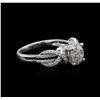 Image 2 : 14KT White Gold 1.86ctw Diamond Ring