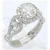 Image 8 : Mark Broumand Designer 2.89ctw Diamond Ring - Platinum