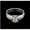 Image 1 : 0.70ctw Diamond Ring - 14KT White Gold