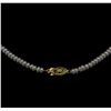 Image 3 : Pearl Necklace - 14KT Yellow Gold