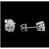 Image 2 : 1.59ctw Diamond Stud Earrings - 14KT White Gold