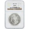 Image 1 : 1881-S NGC MS64 Morgan Silver Dollar