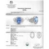 Image 3 : 2.78ct Tanzanite and Diamond Ring - 14KT White Gold
