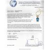 Image 3 : 2.92ct Tanzanite and Diamond Pendant With Chain -  14KT Yellow Gold