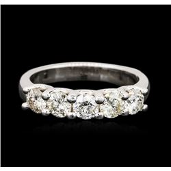 14KT White Gold 1.16ctw Diamond Ring