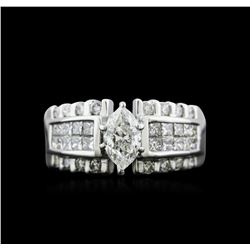 1.64ctw Diamond Ring - 14KT White Gold