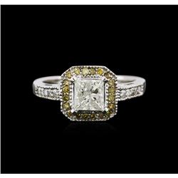 14KT White Gold 1.31ctw Diamond Ring