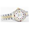 Image 6 : Rolex Two-Tone Diamond and Ruby DateJust Ladies Watch