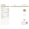 Image 5 : 18KT White Gold GIA Certified 3.74ct Yellow Sapphire and Diamond Ring