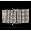 Image 2 : 14KT White Gold 47.05ctw Diamond Bracelet