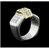 Image 3 : 2.87ctw Diamond Ring - 18KT White and Yellow Gold