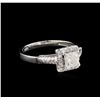 Image 1 : 1.03ctw Diamond Ring - 14KT White Gold