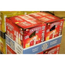 FLAT OF 24 BOTTLES OF SMIRNOFF ICE(VARIETY)